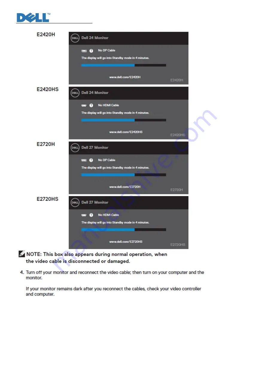 Dell E1920H Service Manual Download Page 13