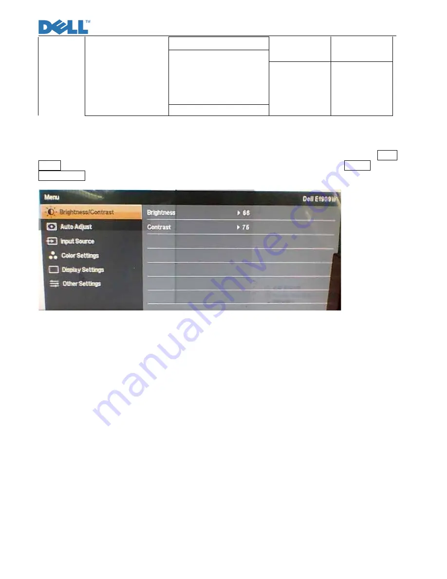 Dell E2009W Скачать руководство пользователя страница 26