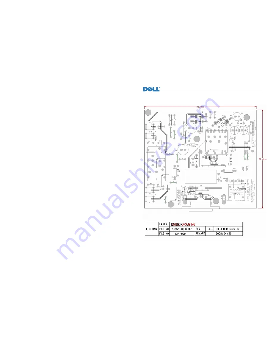 Dell E2009W Service Manual Download Page 45