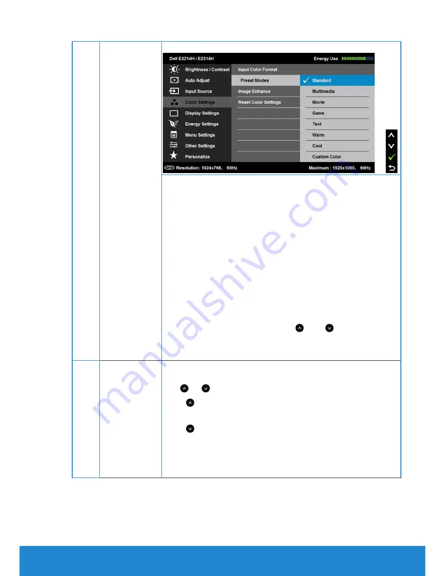 Dell E2214H User Manual Download Page 35