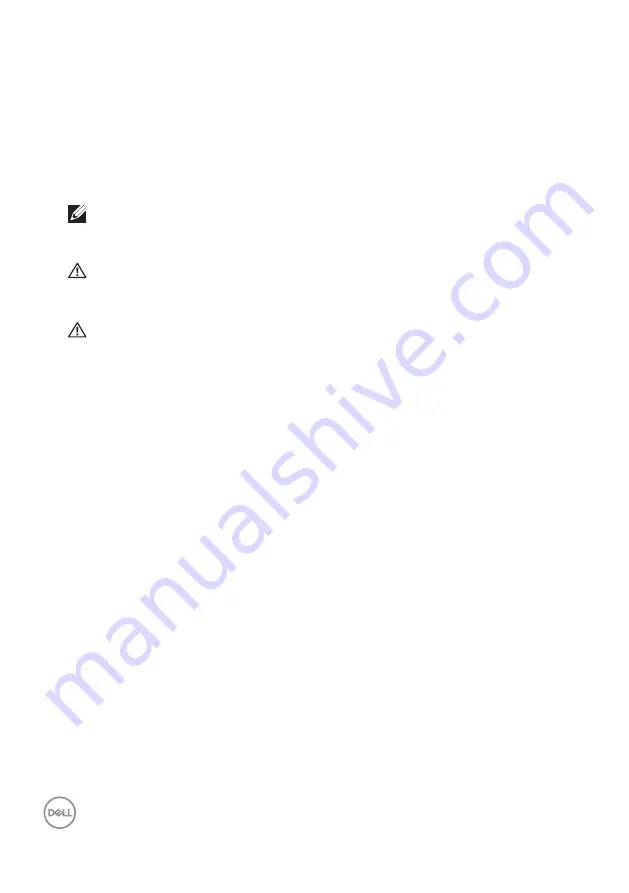 Dell E2723 User Manual Download Page 6