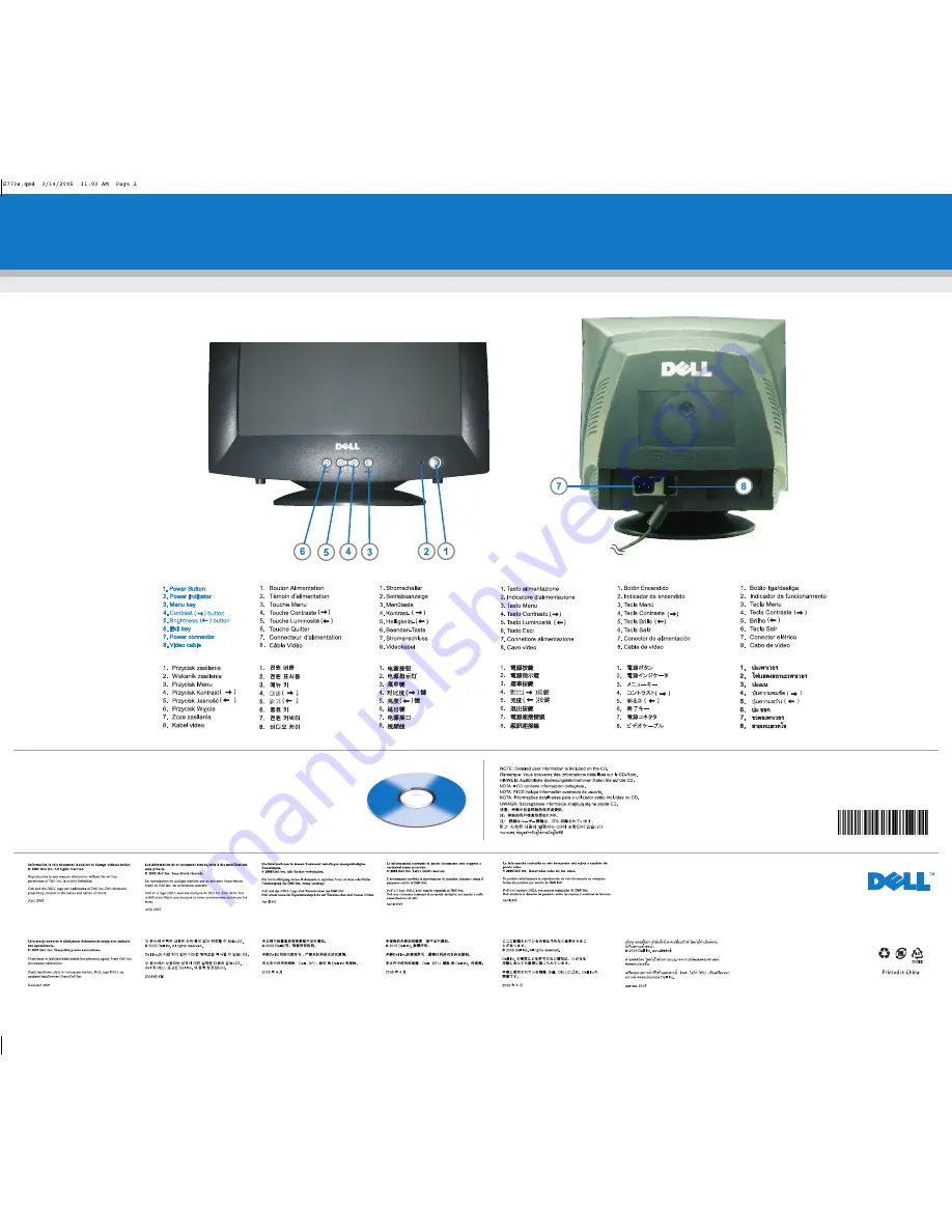 Dell E773c Series Setup Manual Download Page 2