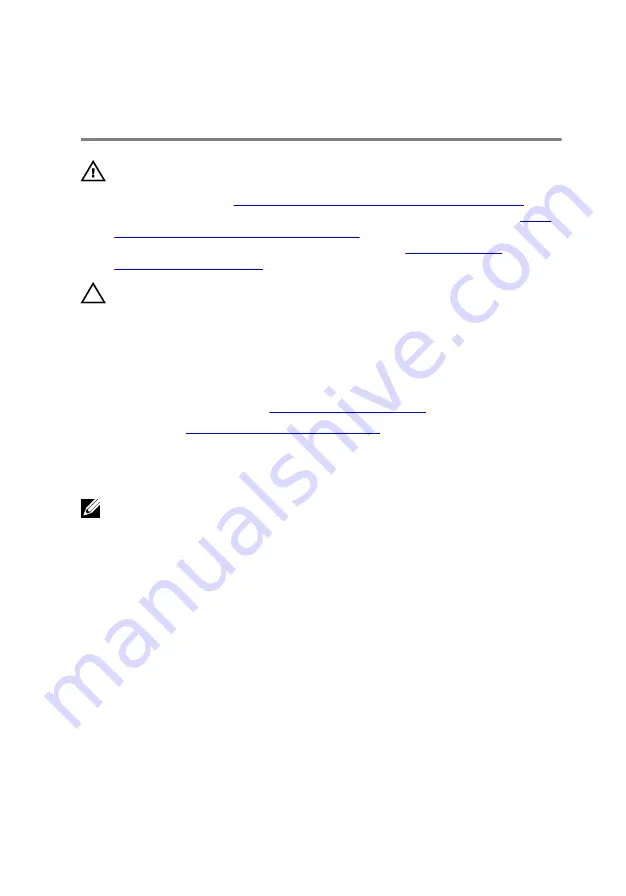 Dell Embedded Box PC 5000 Service Manual Download Page 29