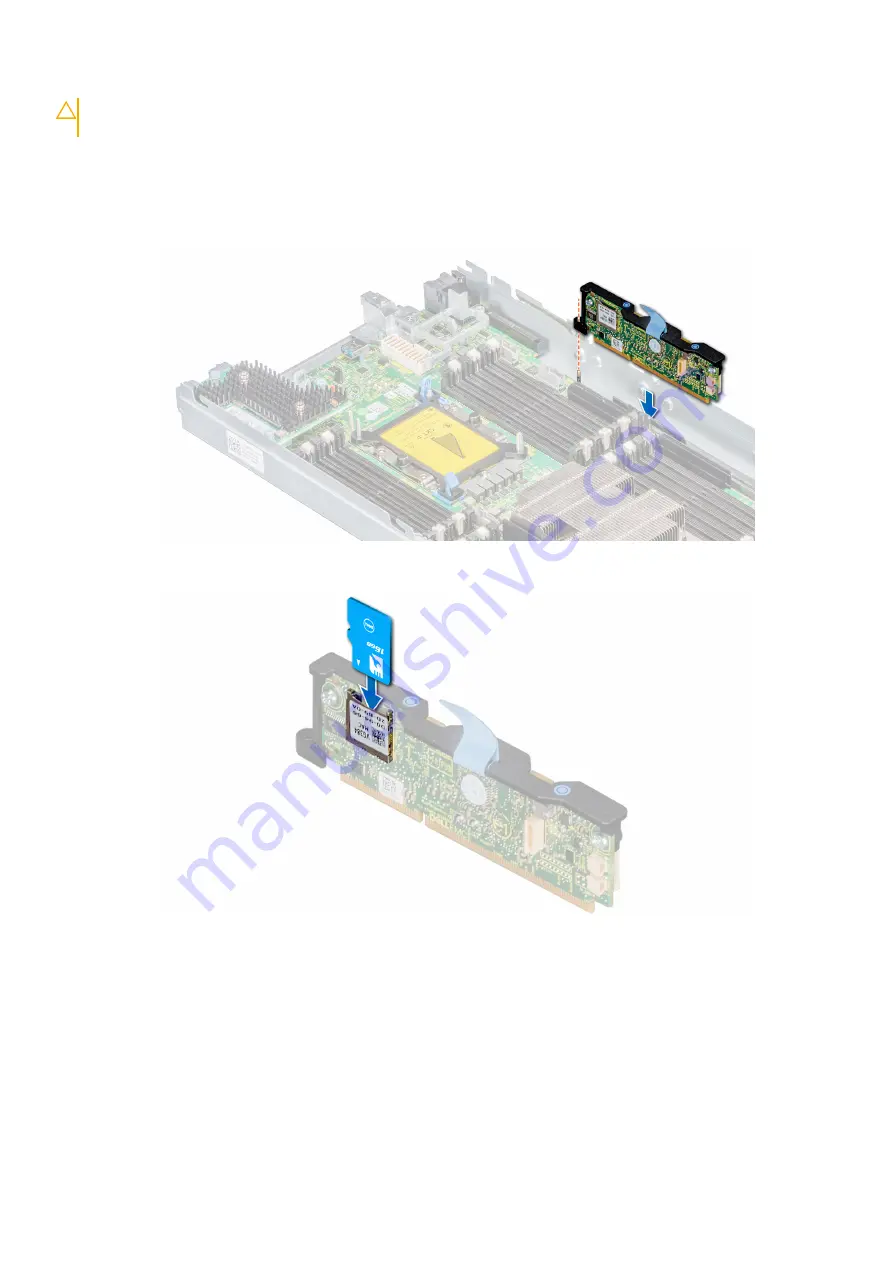 Dell EMC PowerEdge MX740c Installation And Service Manual Download Page 63