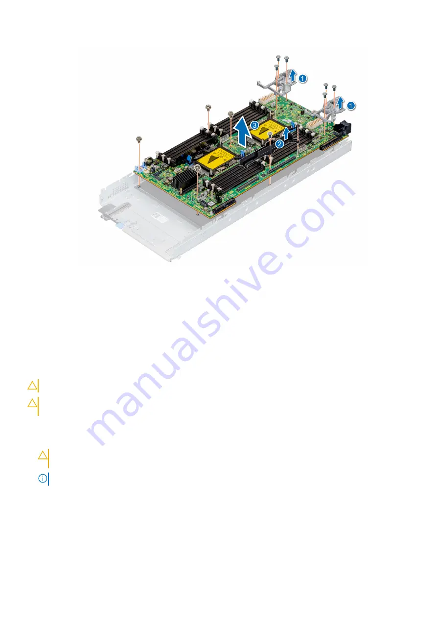 Dell EMC PowerEdge MX740c Installation And Service Manual Download Page 86