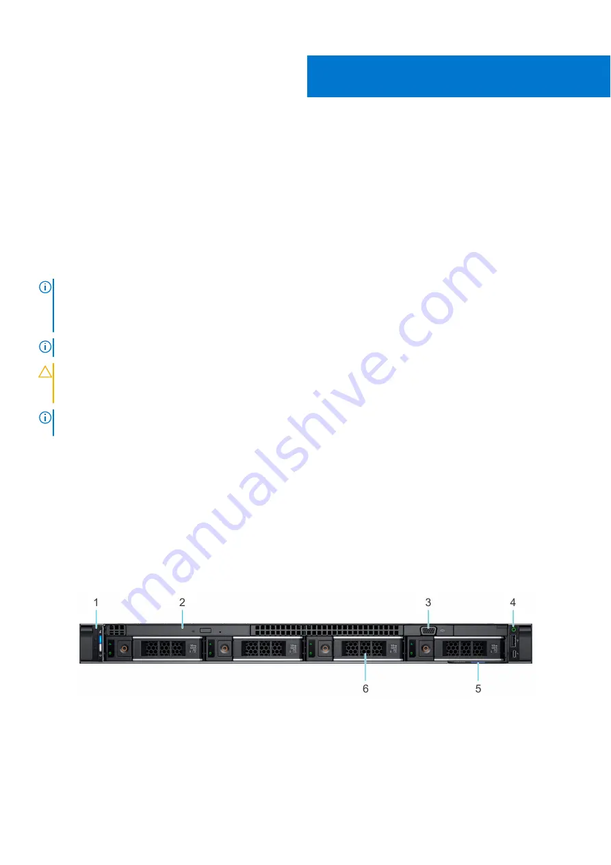 Dell EMC PowerEdge R650xs Installation And Service Manual Download Page 8