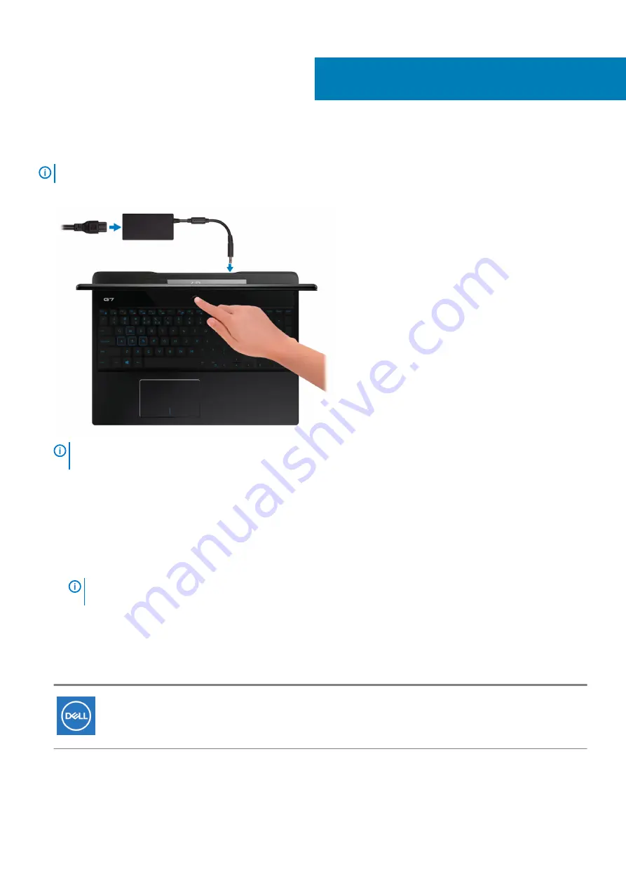 Dell G7 7590 Setup And Specifications Download Page 4