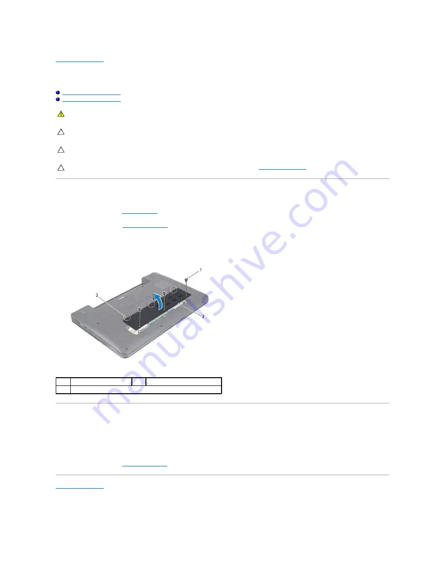 Dell Inspiron 1320 Service Manual Download Page 36