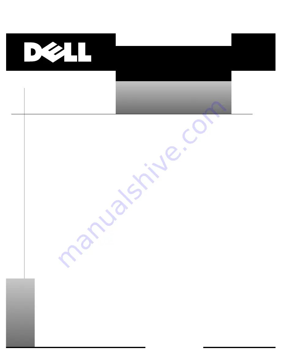 Dell Inspiron 3200 Service Manual Download Page 1