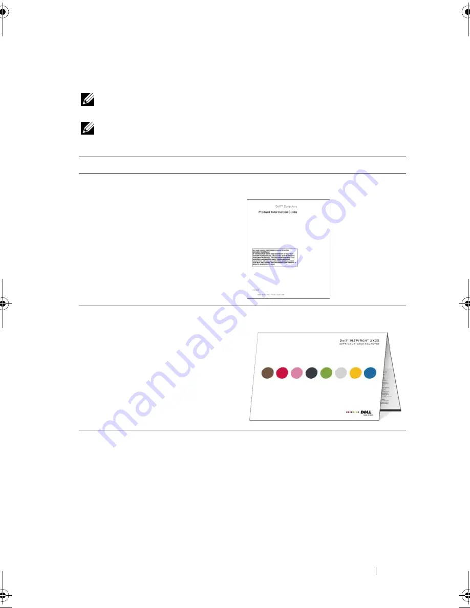 Dell INSPIRON 530s Series Owner'S Manual Download Page 11