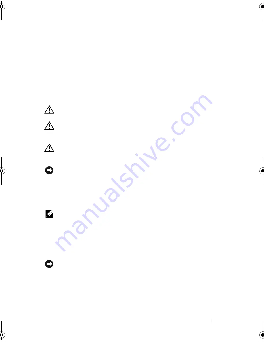 Dell INSPIRON 530s Series Owner'S Manual Download Page 161