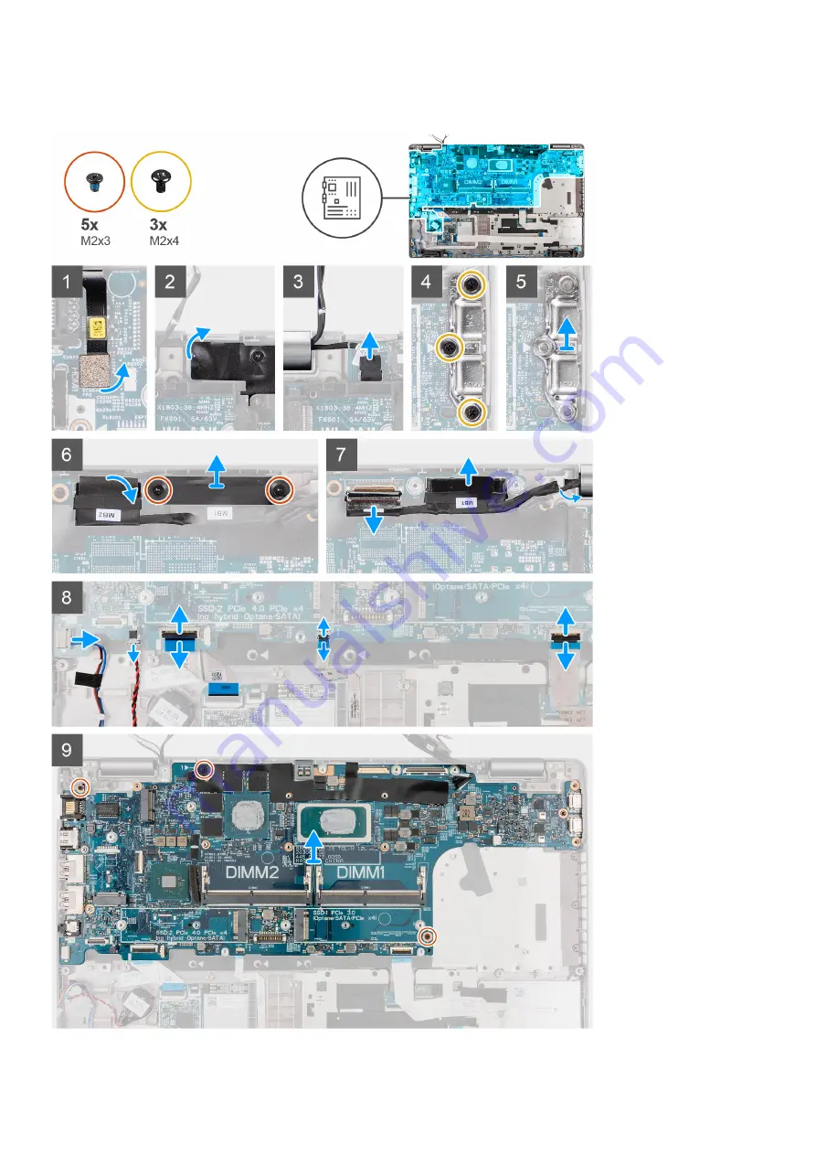 Dell Inspiron 5521 Service Manual Download Page 56