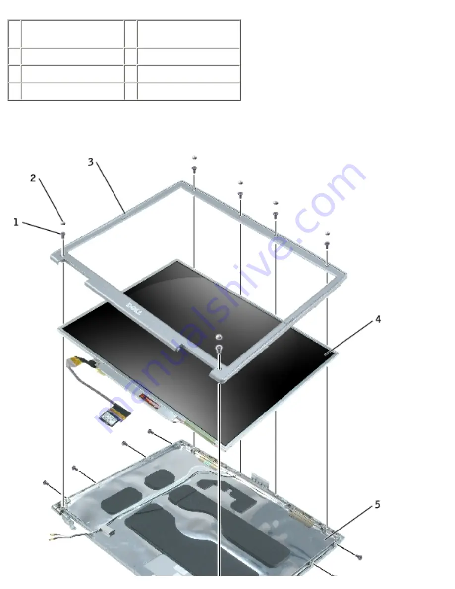 Dell Inspiron 600m Service Manual Download Page 49