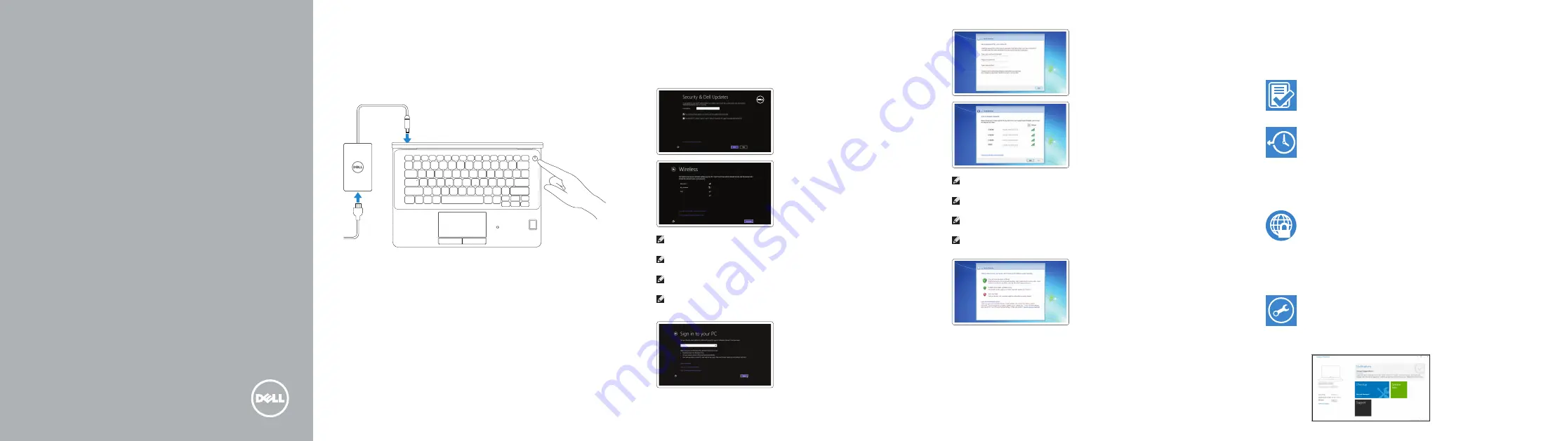 Dell Latitude 12 7000 Series Quick Start Manual Download Page 1