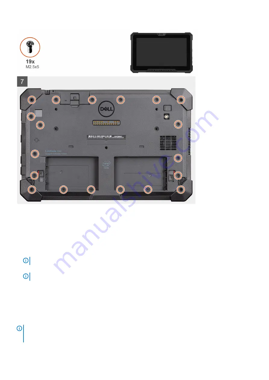 Dell Latitude 7220 Service Manual Download Page 23