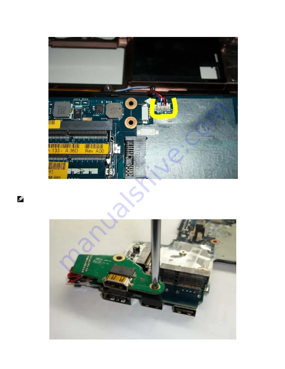 Dell Latitude E6400 XFR Service Manual Download Page 61