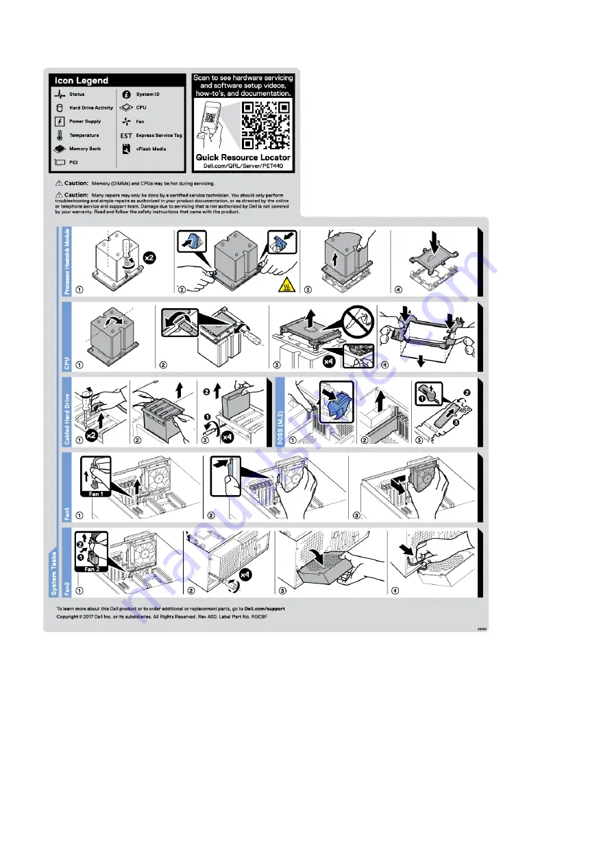 Dell Olympus O-T400 Installation And Service Manual Download Page 24