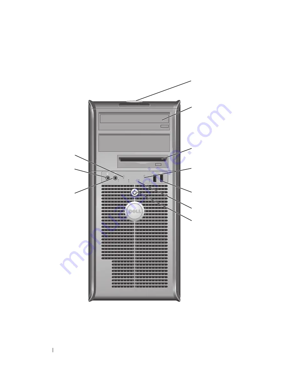 Dell OptiPlex 330 Quick Reference Manual Download Page 38