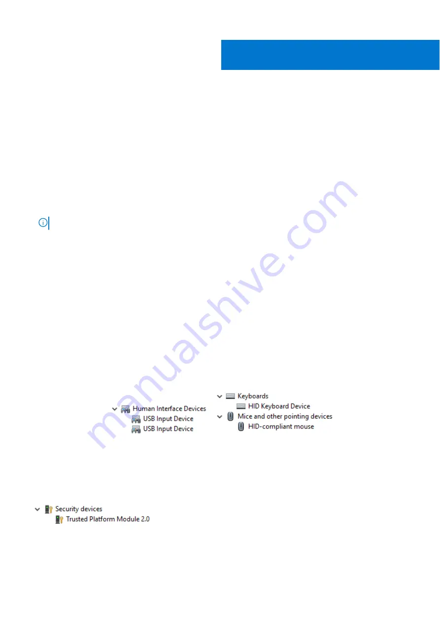 Dell OptiPlex 5070 Micro Setup And Specifications Manual Download Page 32