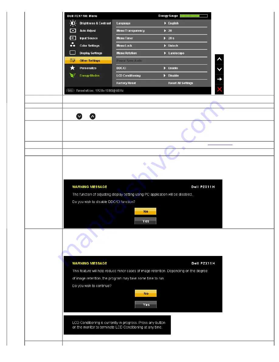 Dell P2211H User Manual Download Page 26