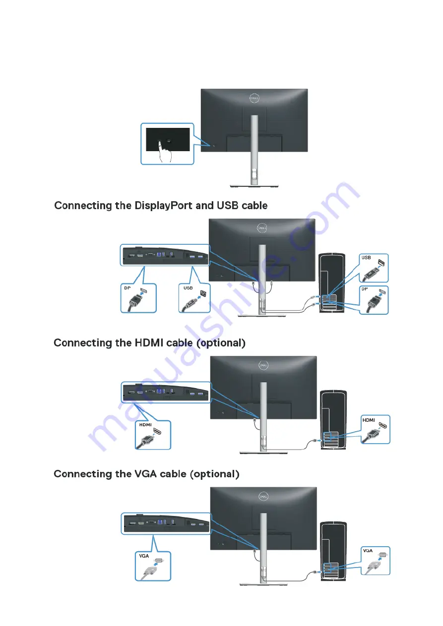 Dell P2222H Service Manual Download Page 5