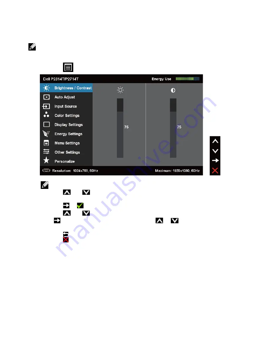 Dell P2314T User Manual Download Page 23