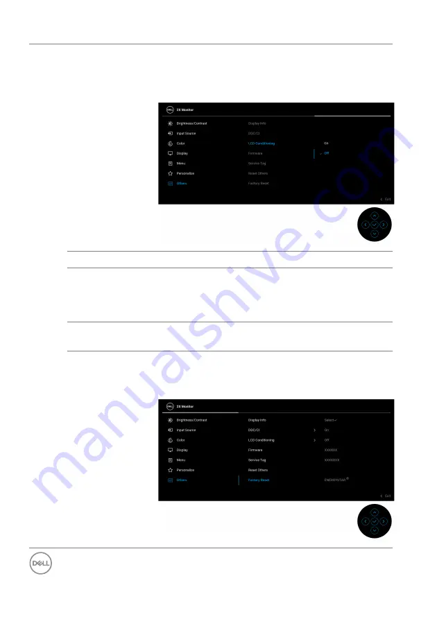 Dell P2422HE User Manual Download Page 58