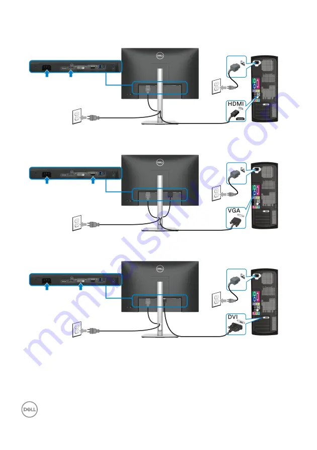 Dell P2423 User Manual Download Page 36