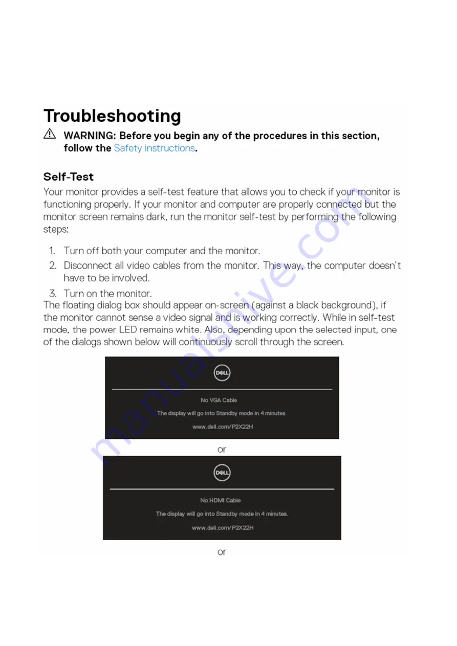 Dell P2722H Service Manual Download Page 17