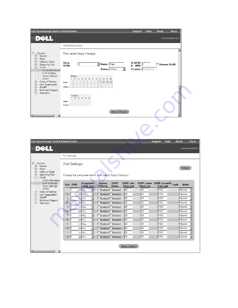 Dell PowerConnect 5212 Скачать руководство пользователя страница 87