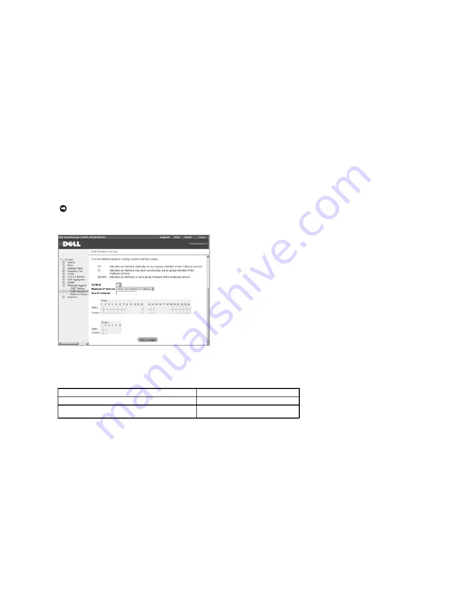 Dell PowerConnect 5224 System User'S Manual Download Page 45