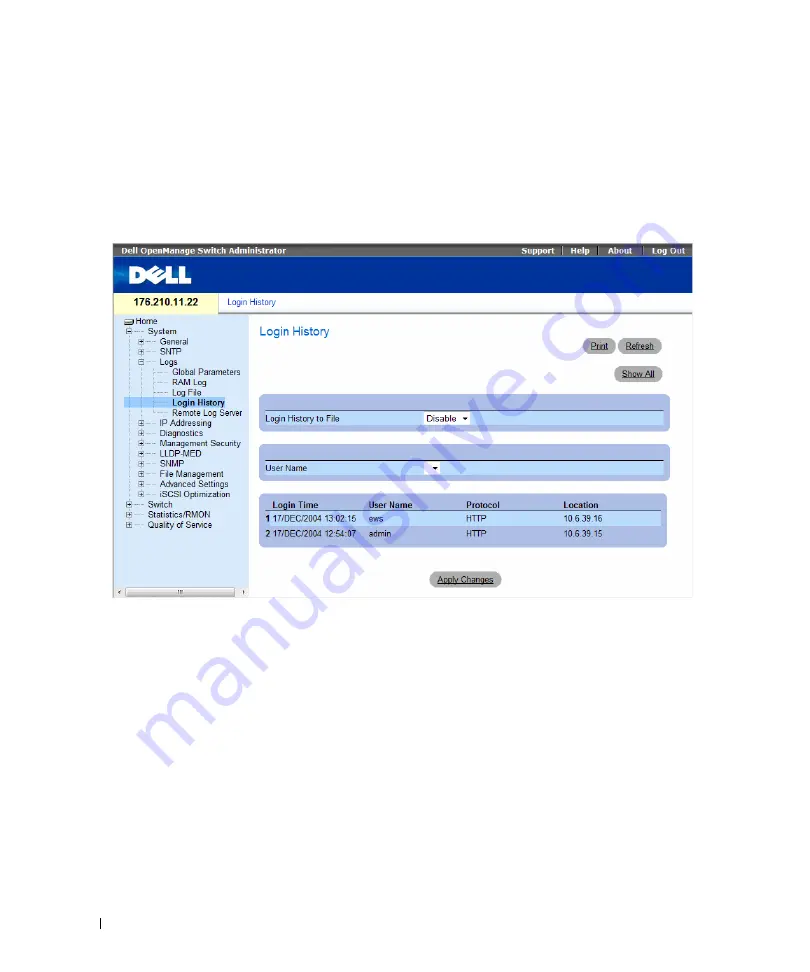 Dell PowerConnect 54 Series User Manual Download Page 98