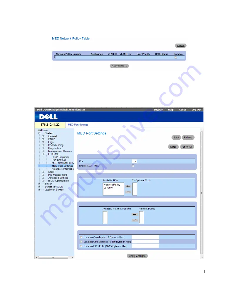 Dell PowerConnect 54 Series User Manual Download Page 167