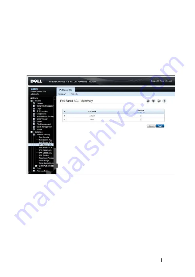 Dell PowerConnect 5500 Series System User'S Manual Download Page 109