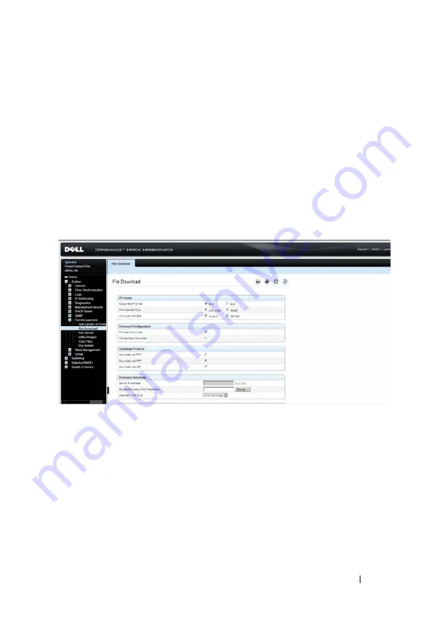 Dell PowerConnect 5500 Series System User'S Manual Download Page 351