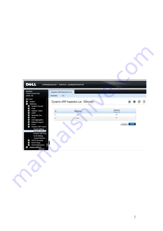 Dell PowerConnect 5500 Series System User'S Manual Download Page 565