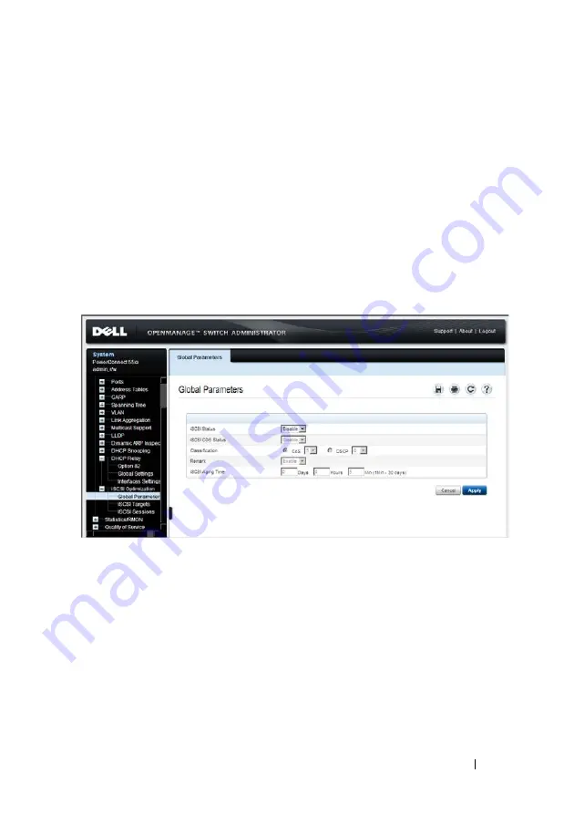 Dell PowerConnect 5500 Series System User'S Manual Download Page 599