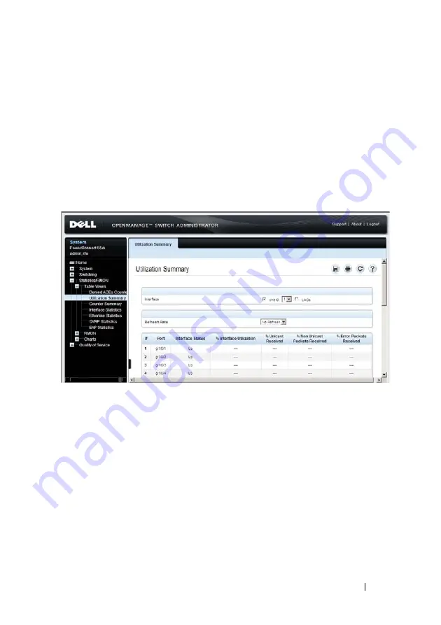 Dell PowerConnect 5500 Series System User'S Manual Download Page 611