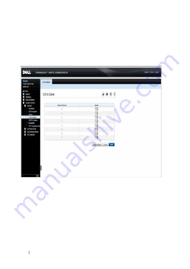 Dell PowerConnect 5500 Series System User'S Manual Download Page 662