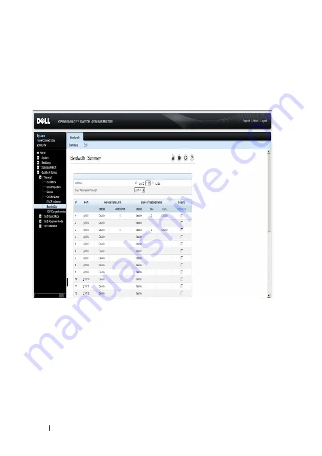 Dell PowerConnect 5500 Series System User'S Manual Download Page 666