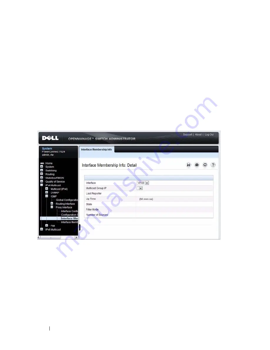 Dell PowerConnect 7024 Manual Download Page 1164