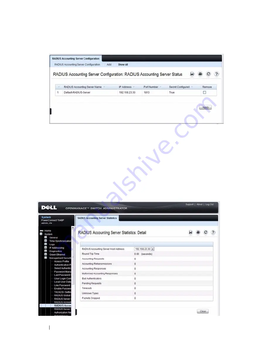 Dell PowerConnect 7024 Manual Download Page 202