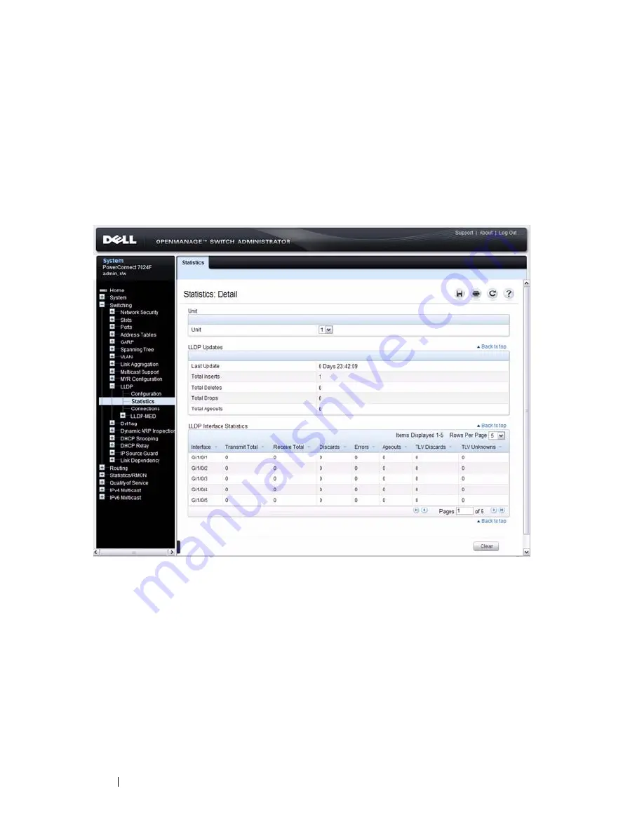 Dell PowerConnect 7024 Manual Download Page 670