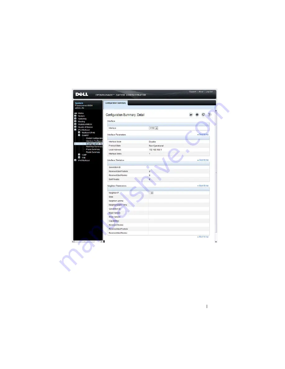 Dell PowerConnect 8024 User Configuration Manual Download Page 1229