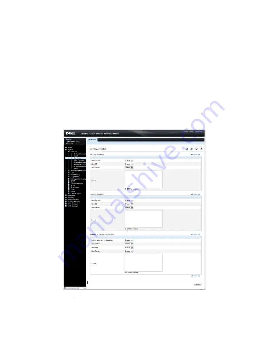 Dell PowerConnect 8024 User Configuration Manual Download Page 246