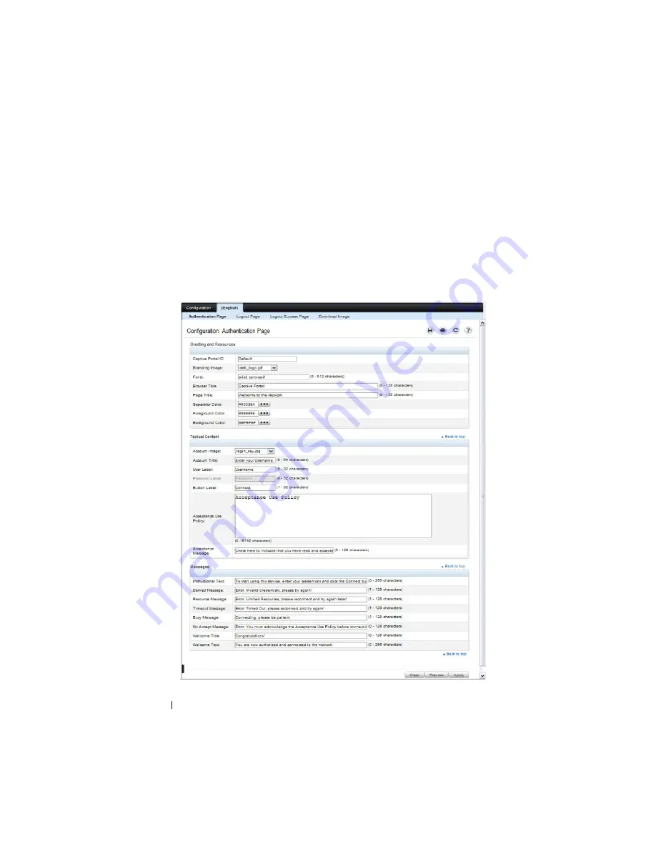 Dell PowerConnect 8024 User Configuration Manual Download Page 424