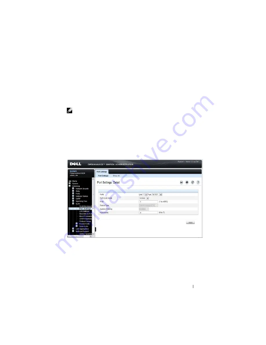 Dell PowerConnect 8024 User Configuration Manual Download Page 573