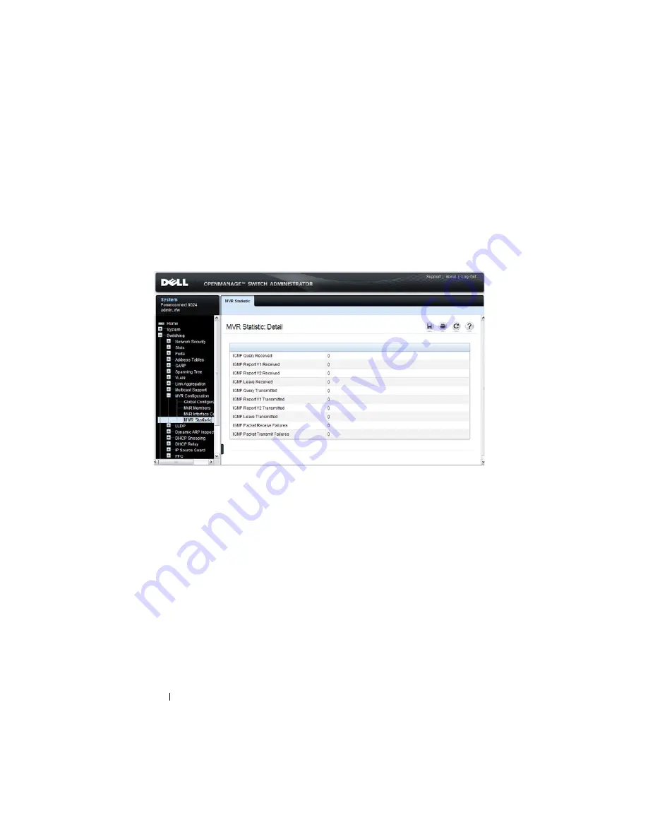 Dell PowerConnect 8024 User Configuration Manual Download Page 734