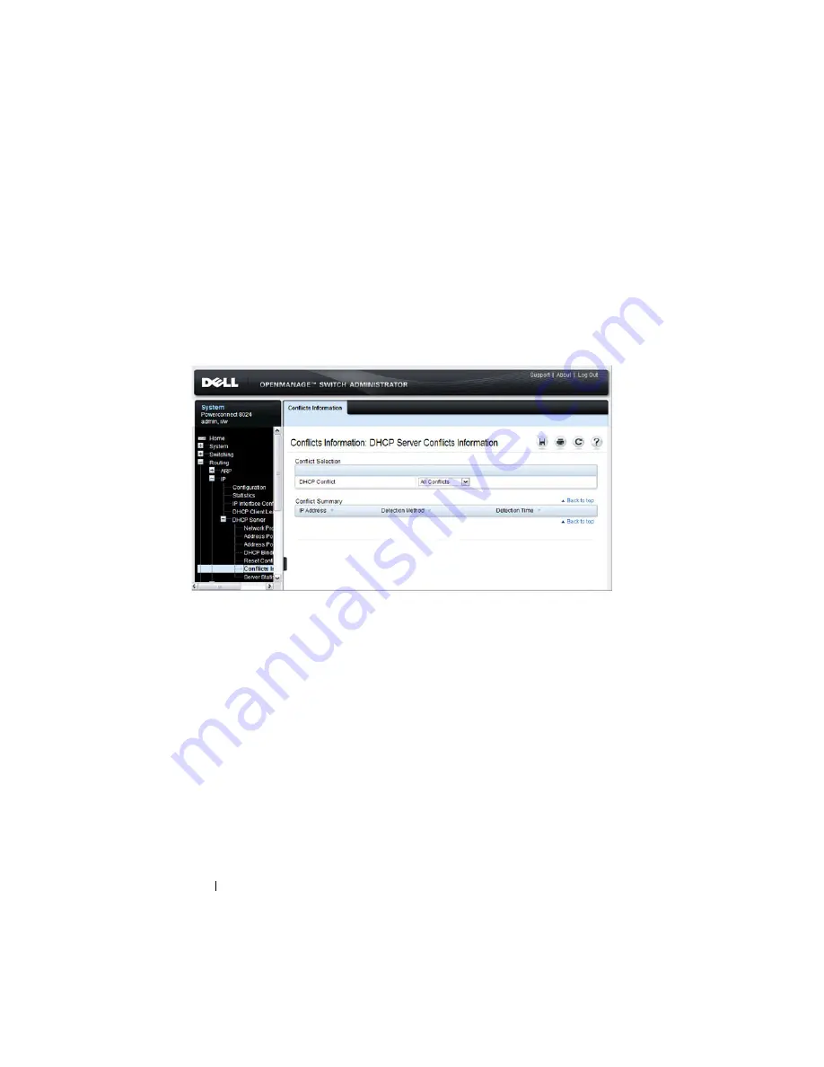 Dell PowerConnect 8024 User Configuration Manual Download Page 884