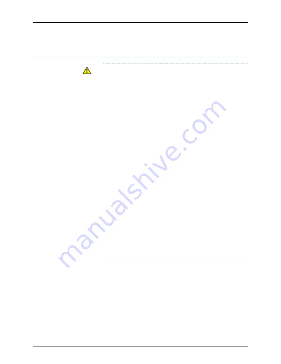 Dell PowerConnect J-EX4200 Hardware Manual Download Page 217